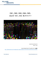 OM1、OM2、OM3、OM4、OM5、および OS1、OS2 光ファイバー